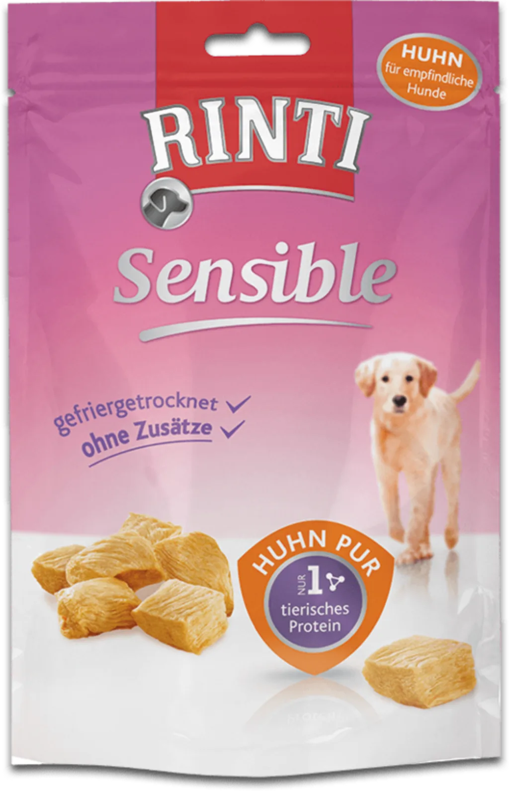 Sensible Snack 120g, kip van Rinti – productfoto
