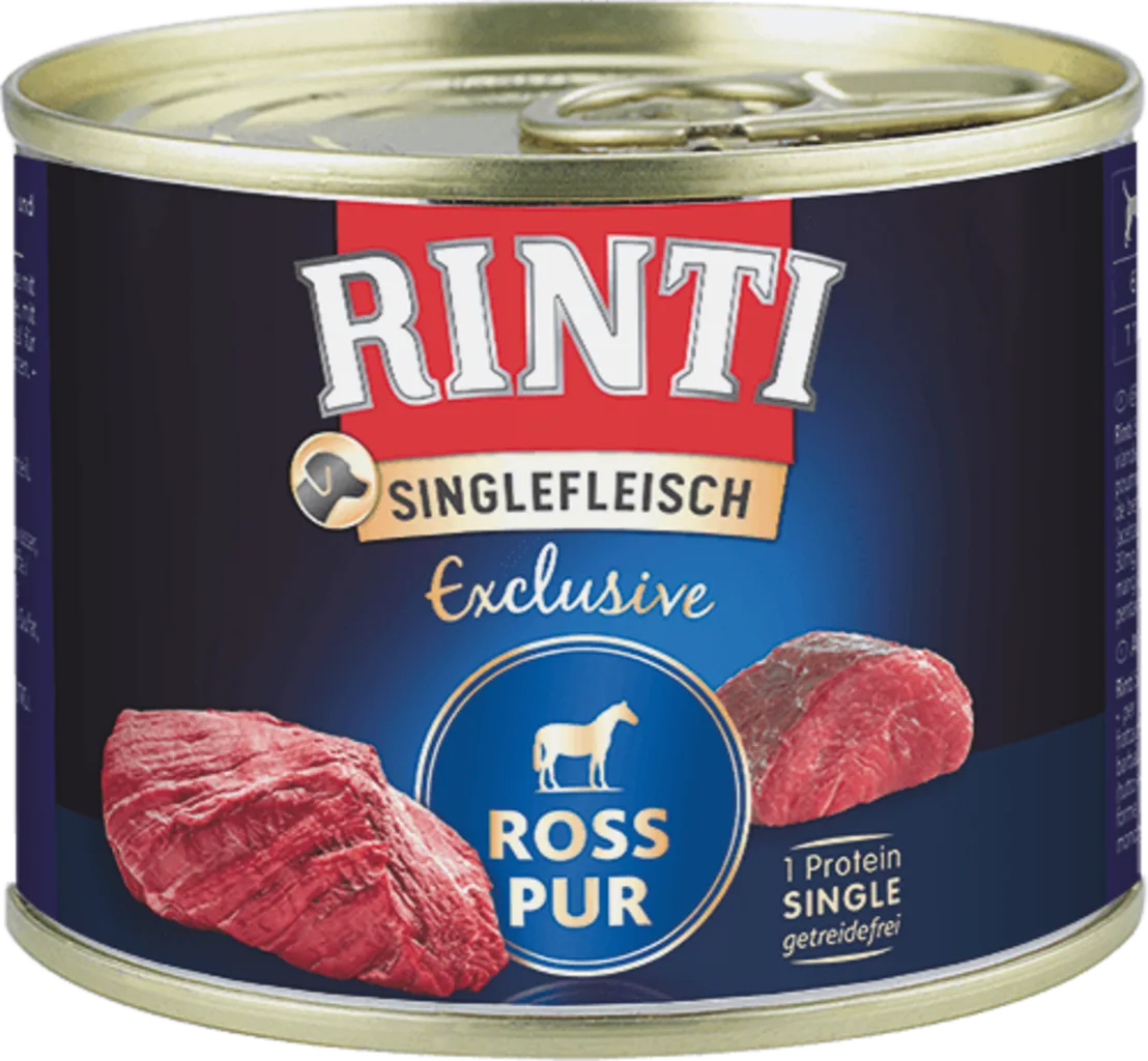 Singlefleisch Exclusive Dose 185g - Ross Pur fra Rinti – produktbillede