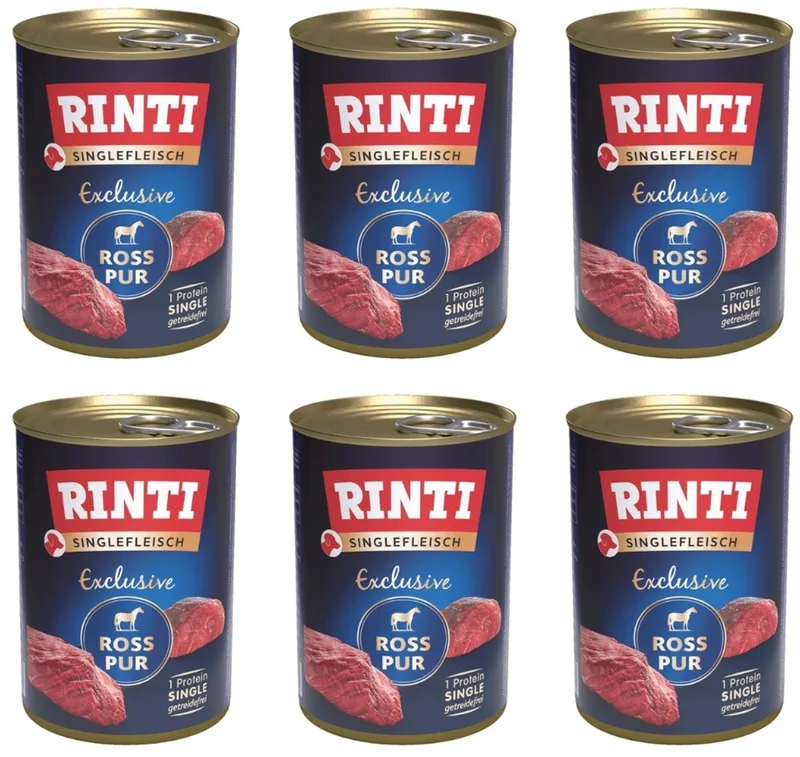 Singlefleisch Exclusive - Hondenvoer - Hondenvoer uit 1 Eiwitbron - Graanvrij - Hypoallergeen by Rinti – product photo