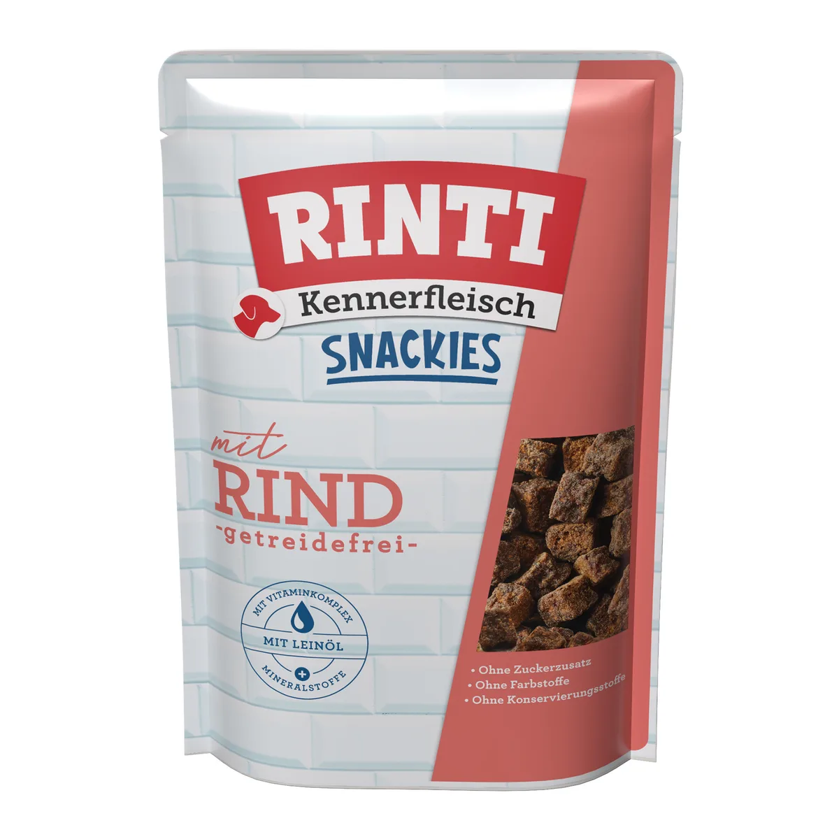 Voordeelpakket: 5x225g RINTI Kennerfleisch Snackies Rund Hondensnacks by Rinti – product photo