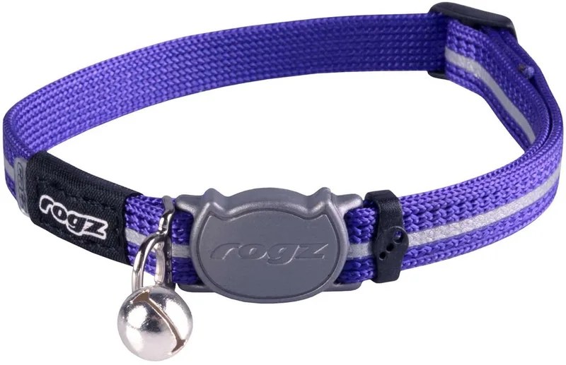 Alleycat Halsband - Kattenhalsband - Small 20-31 Cm by Rogz in Purple – product photo