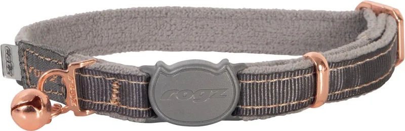 Catz Urbancat Halsband Duifgrijs - Kattenhalsband - Xs de Rogz en Dove Grey – photo produit