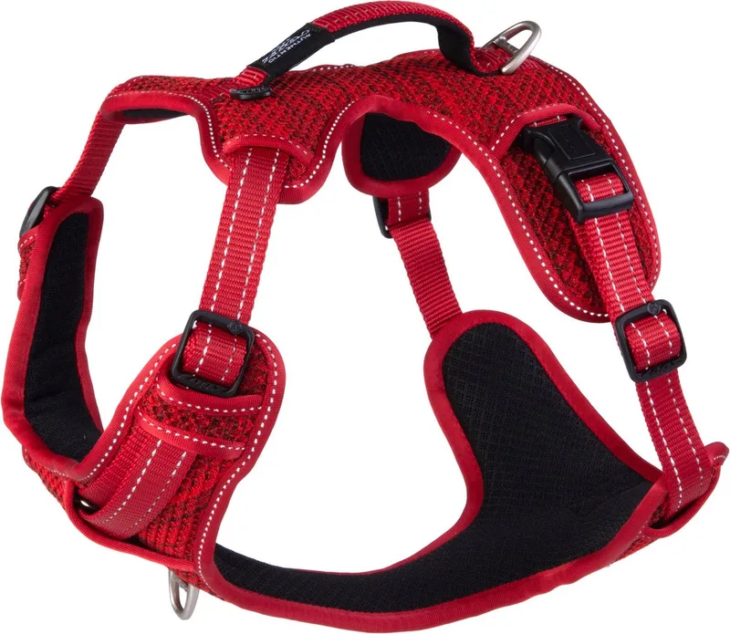 Explore Tuig Gevoerd - Hondenharnas - L 55-85 Cm by Rogz in Red – product photo
