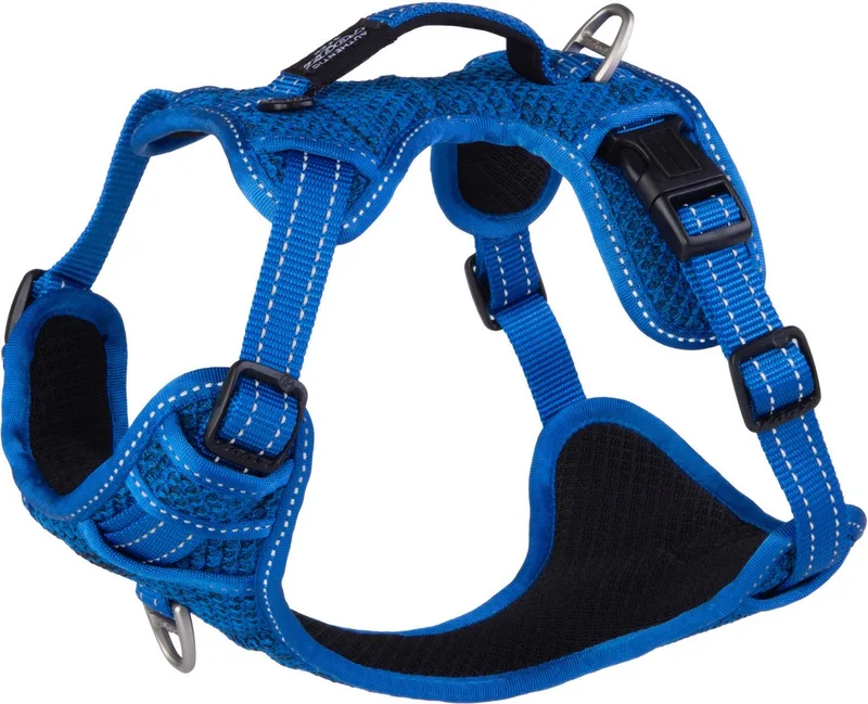 Explore Tuig Gevoerd - Hondenharnas - M 45-70 Cm by Rogz in Blue – product photo