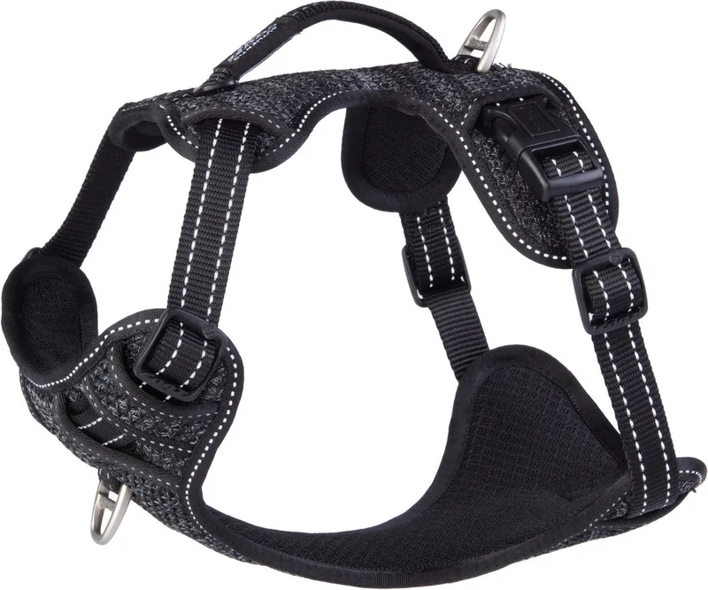 Explore Tuig Gevoerd - Hondenharnas - M 45-70 Cm de Rogz en Noir – photo produit
