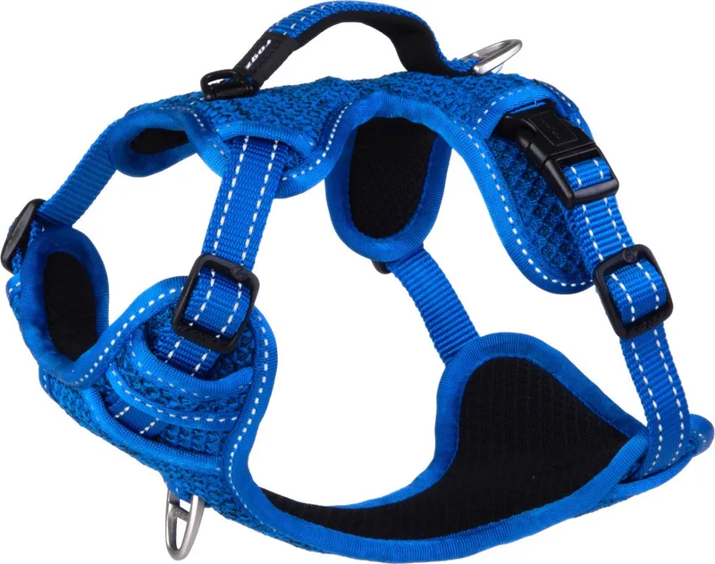 Explore Tuig Gevoerd - Hondenharnas - S 36-57 Cm de Rogz en Bleu – photo produit