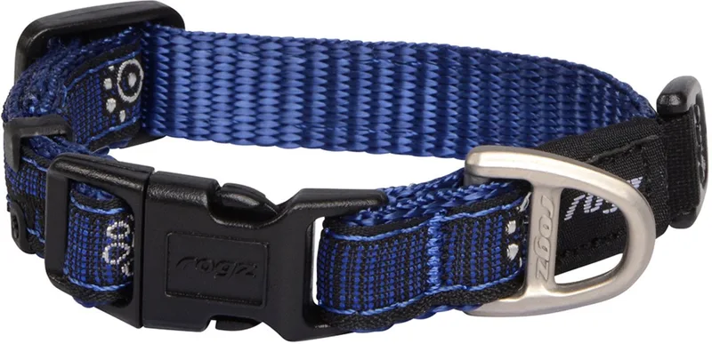 Fancy Halsband Paw - Hondenhalsband - Xs de Rogz en Bleu foncé – photo produit