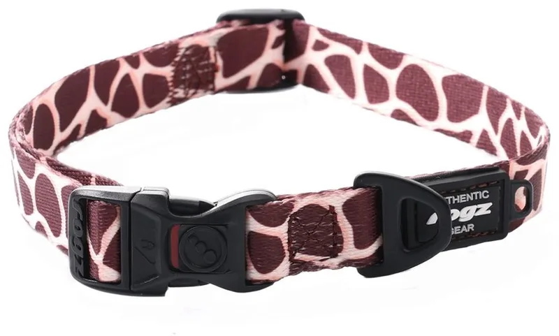 Fusion Halsband Giraffe - Hondenhalsband - L von Rogz in Braun – Produktfoto