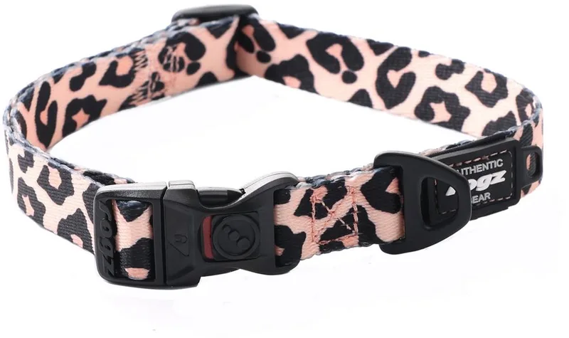 Fusion Halsband Leopard Pink - Hondenhalsband - Xl von Rogz – Produktfoto