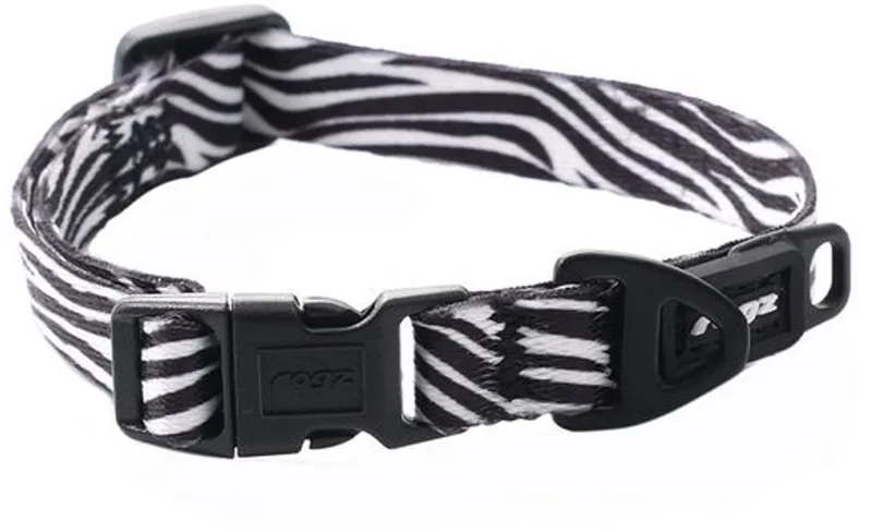 Fusion Halsband Zebra - Hondenhalsband - S von Rogz in Zebra print – Produktfoto