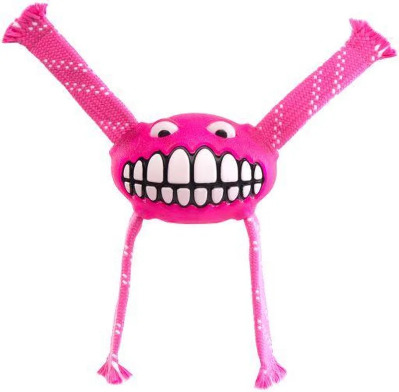 Grinz Flossy - Hondenspeelgoed - L by Rogz in Pink – product photo