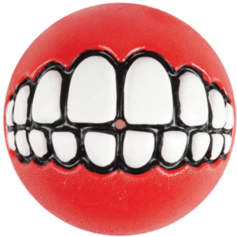 Grinz Treat Ball M - Hondenspeelgoed by Rogz in Red – product photo