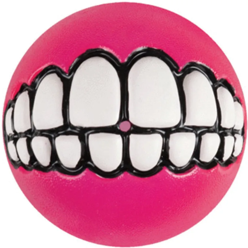 Grinz Treat Ball M - Hondenspeelgoed van Rogz in Roze – productfoto