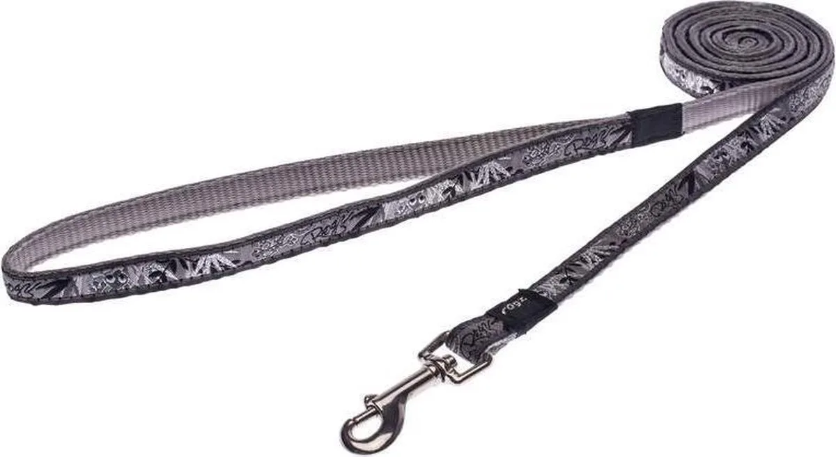 Hondenlijn Rogz Beach Bum Lijn Silver Gecko-maat M de Rogz en Silver Gecko – photo produit