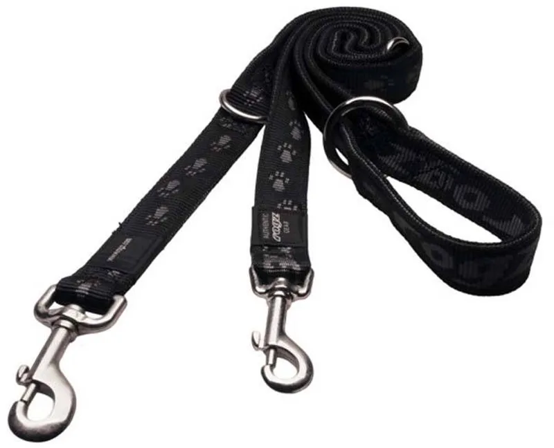 Hondenriem Multi Purpose Alpinist 200 cm x 11 mm by Rogz in Black – product photo