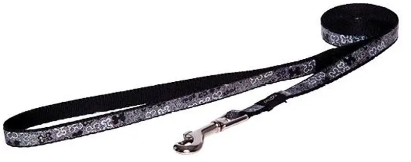 Hondenriem Trendy Black Bones 180 cm by Rogz in Black – product photo