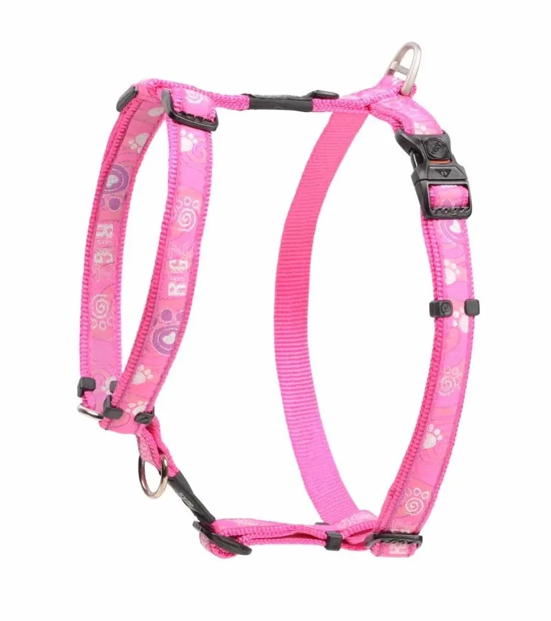 Hondentuig Fancy Dress Pink Paw Maat L von Rogz in Rosa – Produktfoto