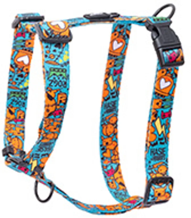 Hondentuig Fusion Maat S van Rogz in Electric – productfoto