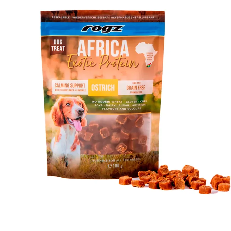 Kalmerende Struisvogel Hondensnack 100g by Rogz – product photo