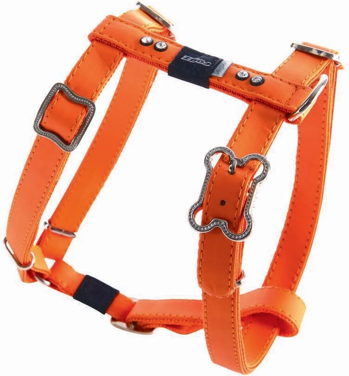 Lapz Luna Hondentuigje - XS - 22-34 cm de Rogz en Orange – photo produit