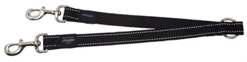 Lumberjack Hondenriem Splitter - 25 mm x 43 cm de Rogz en Noir – photo produit