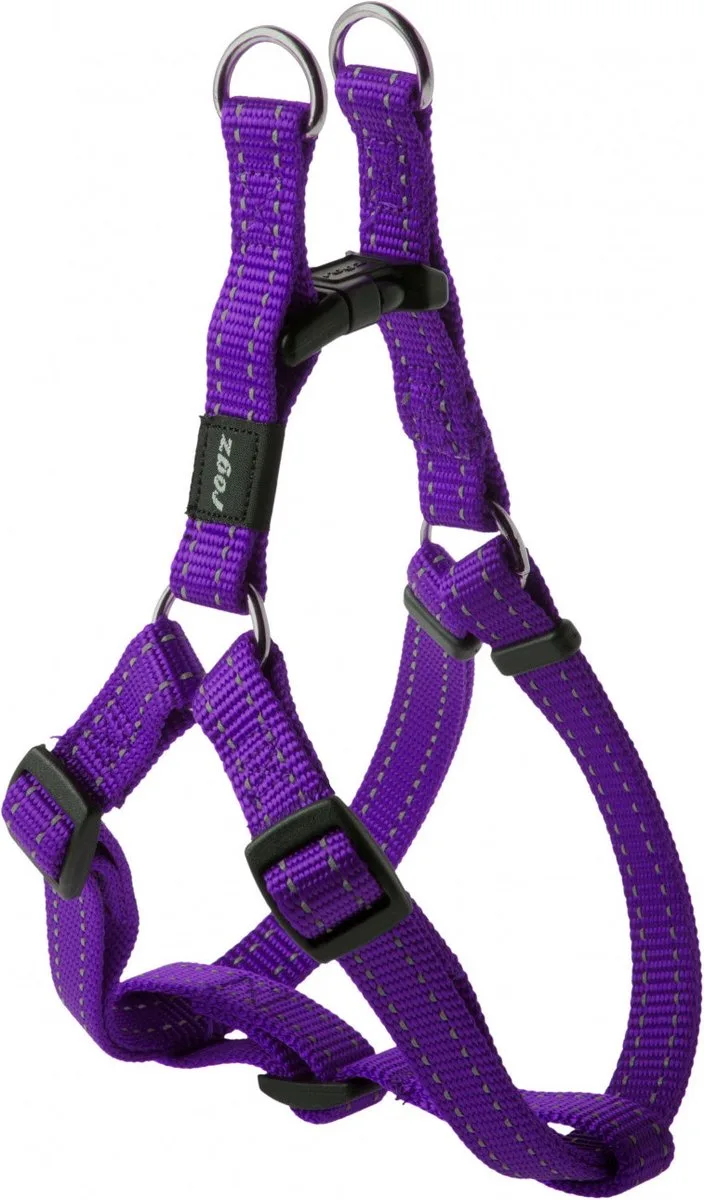 Lumberjack Step-In Hondentuig - 25 mm x 67-103 cm by Rogz in Purple – product photo