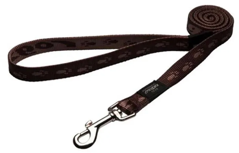 Matterhorn Hondenriem - 16 mm x 1.4 m - Choco van Rogz in Bruin – productfoto