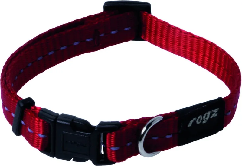 Nitelife Halsband - 11 mm x 20-32 cm de Rogz en Rouge – photo produit