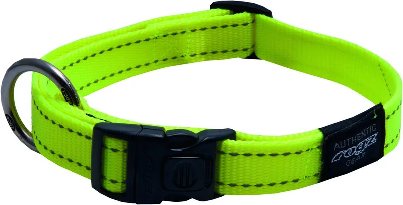 Rogz For Dogs Fanbelt Halsband von Rogz in Gelb – Produktfoto