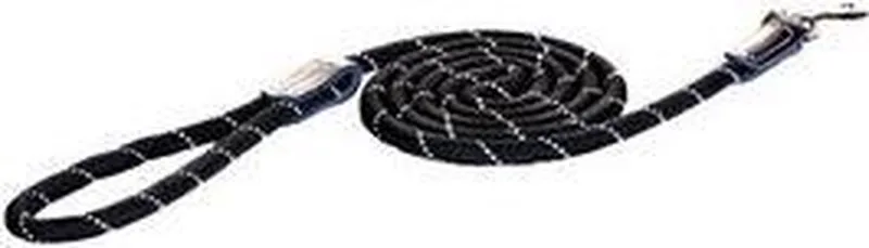Rope Lijn Lang Zwart - Hondenriem - 180X0.6 cm de Rogz en Noir, Rose, Rouge – photo produit