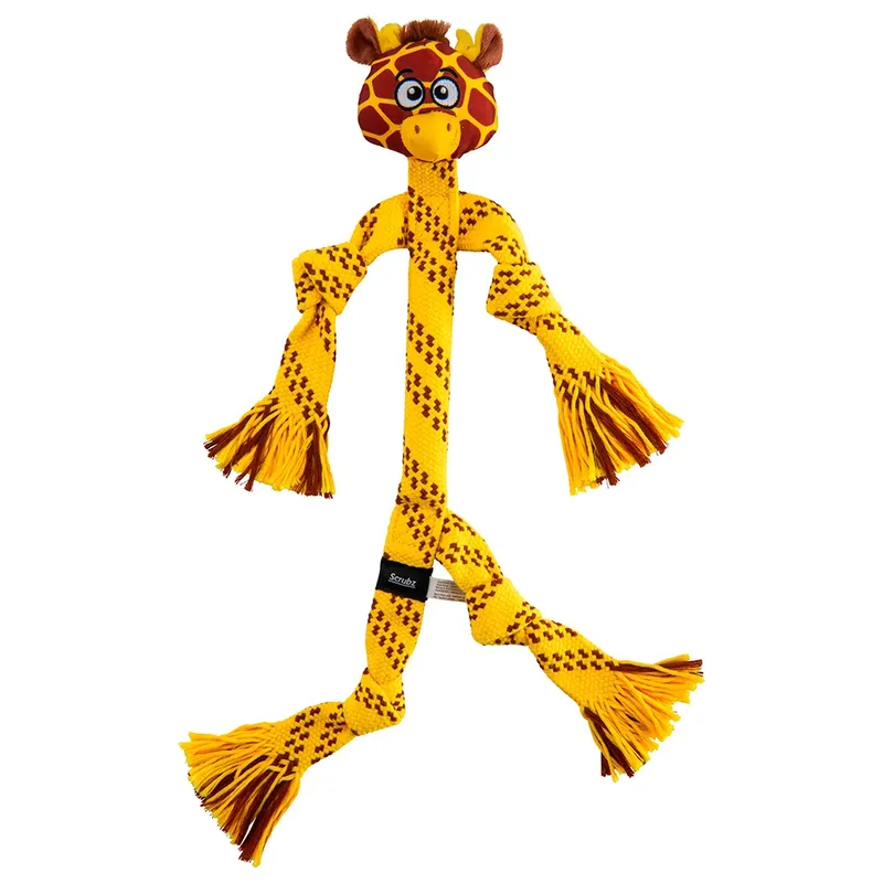 Scrubz Safari Giraffe Hondenspeeltje von Rogz – Produktfoto