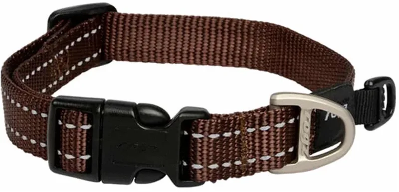 Snake Hondenhalsband 16 mm x 26-40 cm - Choco by Rogz in Brown – product photo