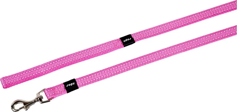 Snake Looplijn - 16mm - Reflecterend - 1.8m voor Honden 12-22 kg by Rogz in Pink – product photo
