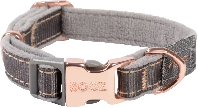 Urban Halsband Duifgrijs&Grijs&Rosé - Hondenhalsband - Xs by Rogz in Duifgrijs – product photo