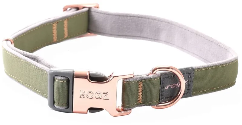 Urban Halsband - Hondenhalsband - Xl de Rogz en Olijfgroen – photo produit
