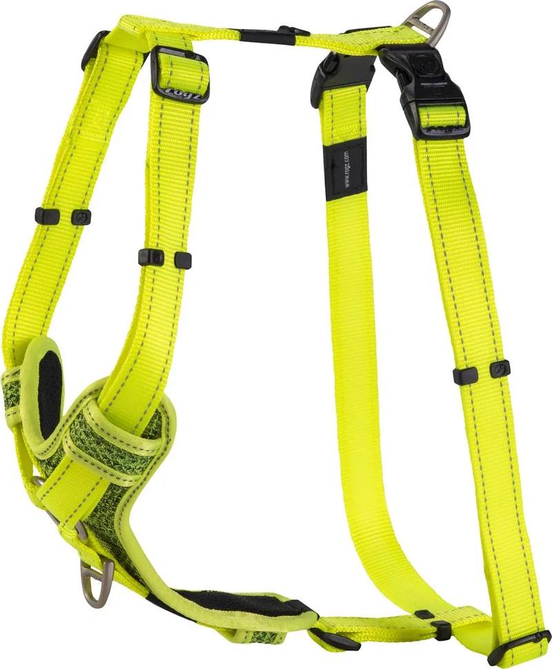 Harnais Pour Chien Control Sjc05 de Rogz en Neon Geel – photo produit