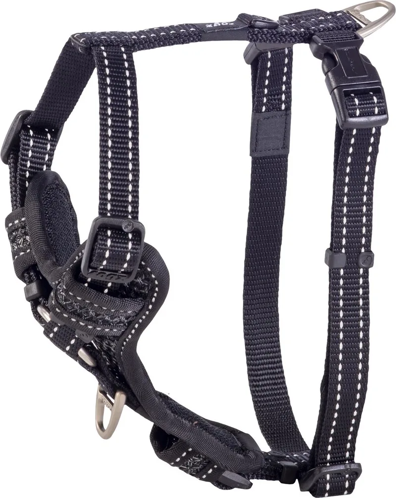Utility Control Tuig - Hondenharnas - M 32-52x1.6 Cm de Rogz en Noir – photo produit