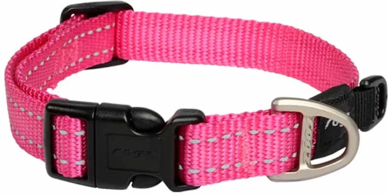 Utility Halsband - Hondenhalsband - 16-22x1.1 Cm Xs van Rogz in Roze – productfoto