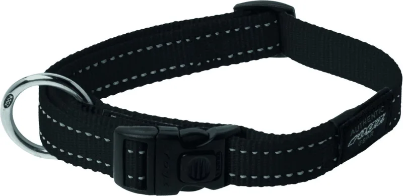 Utility Halsband - Hondenhalsband - L 34-56x2.0 Cm by Rogz in Black – product photo