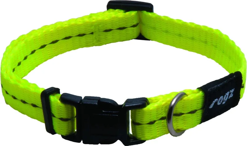 Utility Halsband - Hondenhalsband - Xs 16-22x1.1 Cm de Rogz en Jaune – photo produit