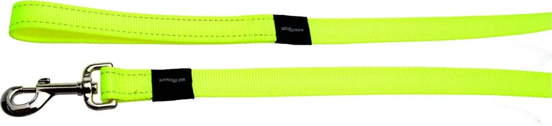 Utility Lange Lijn - Hondenriem - 180x1.1 cm de Rogz en Jaune – photo produit