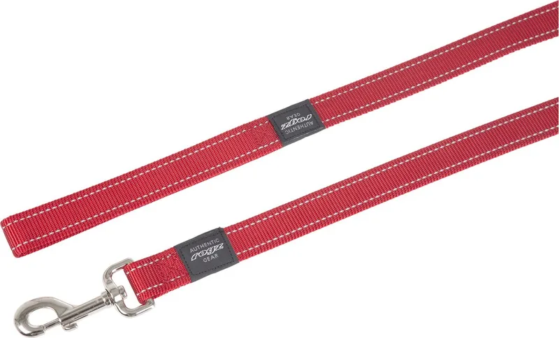 Utility Lange Lijn - Hondenriem - 180x2.5 cm by Rogz in Red – product photo