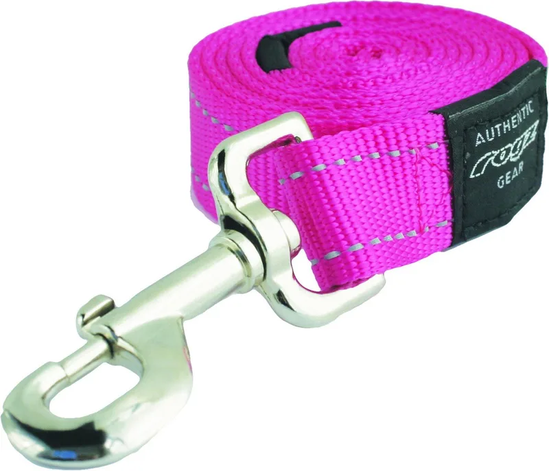 Utility Lange Lijn - Hondenriem - 180x2.5 cm de Rogz en Rose – photo produit