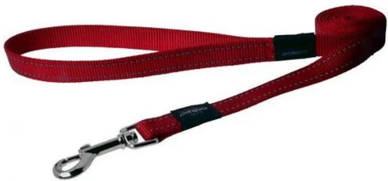 Utility Lijn - Hondenriem - 140x2 cm by Rogz in Red – product photo