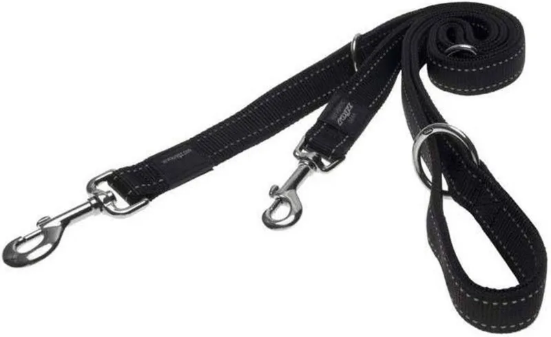 Utility Multilijn - Hondenriem - 180x2 cm L by Rogz in Black – product photo