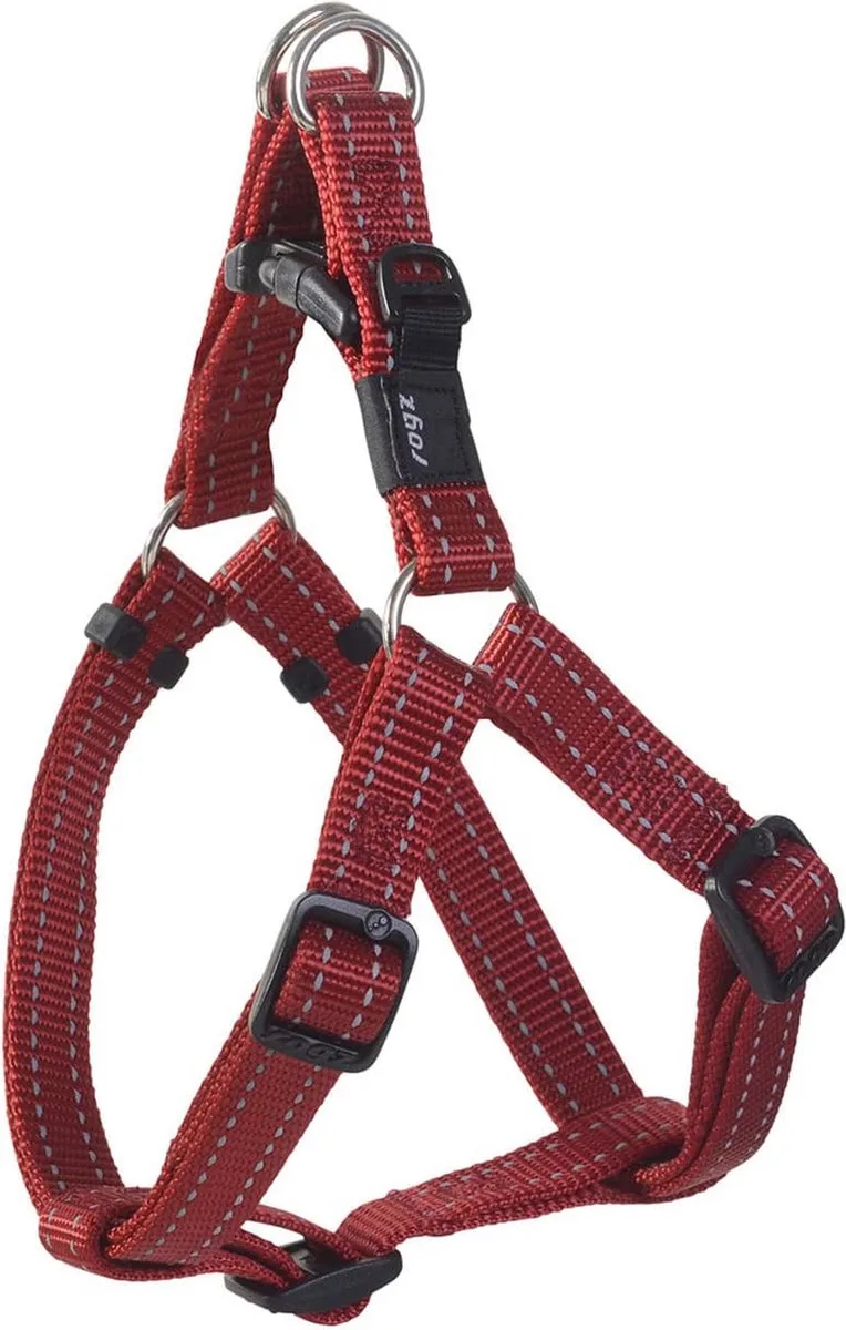 Utility Step-In Tuig - Hondenharnas - 27-38x1.1 Cm S de Rogz en Rouge – photo produit