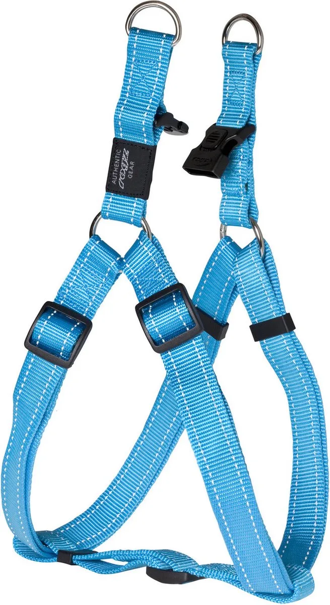 Utility Step-In Tuig Turquoise - Hondenharnas - Xl 67-103x2.5 Cm by Rogz in Blue – product photo