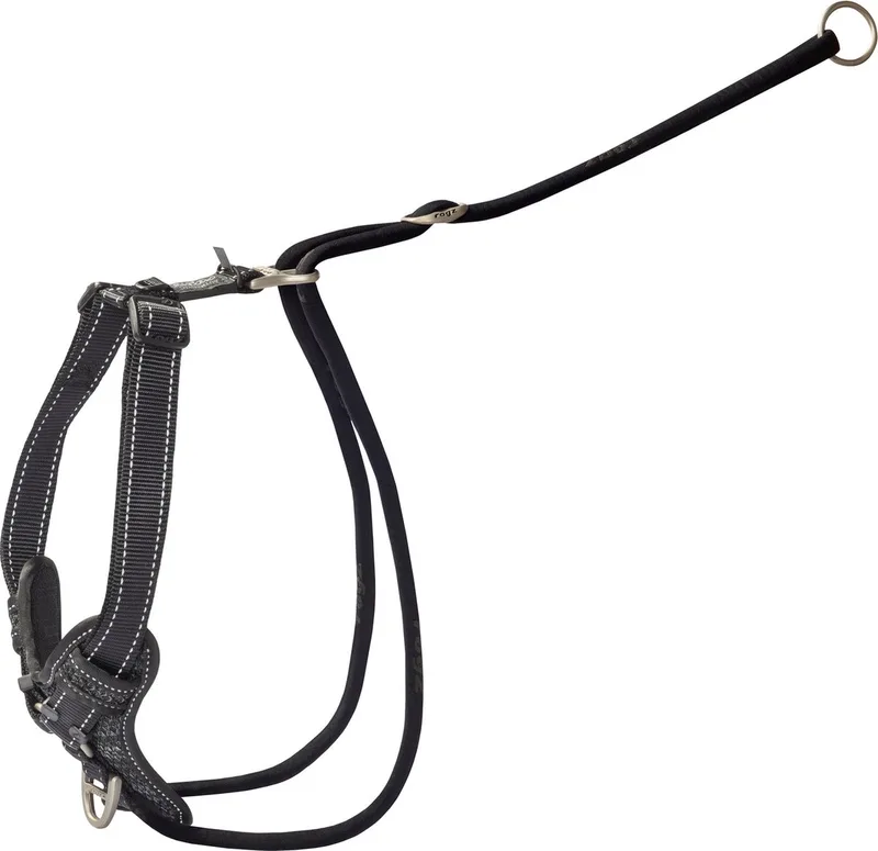 Utility Stop Pull Tuig - Hondenharnas - Xl 60-100x2.5 Cm by Rogz in Black – product photo