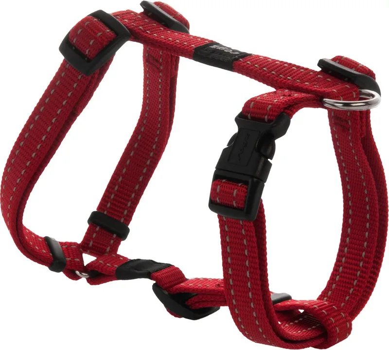 Utility Tuig - Hondenharnas - M 32-52x1.6 Cm de Rogz en Rouge – photo produit