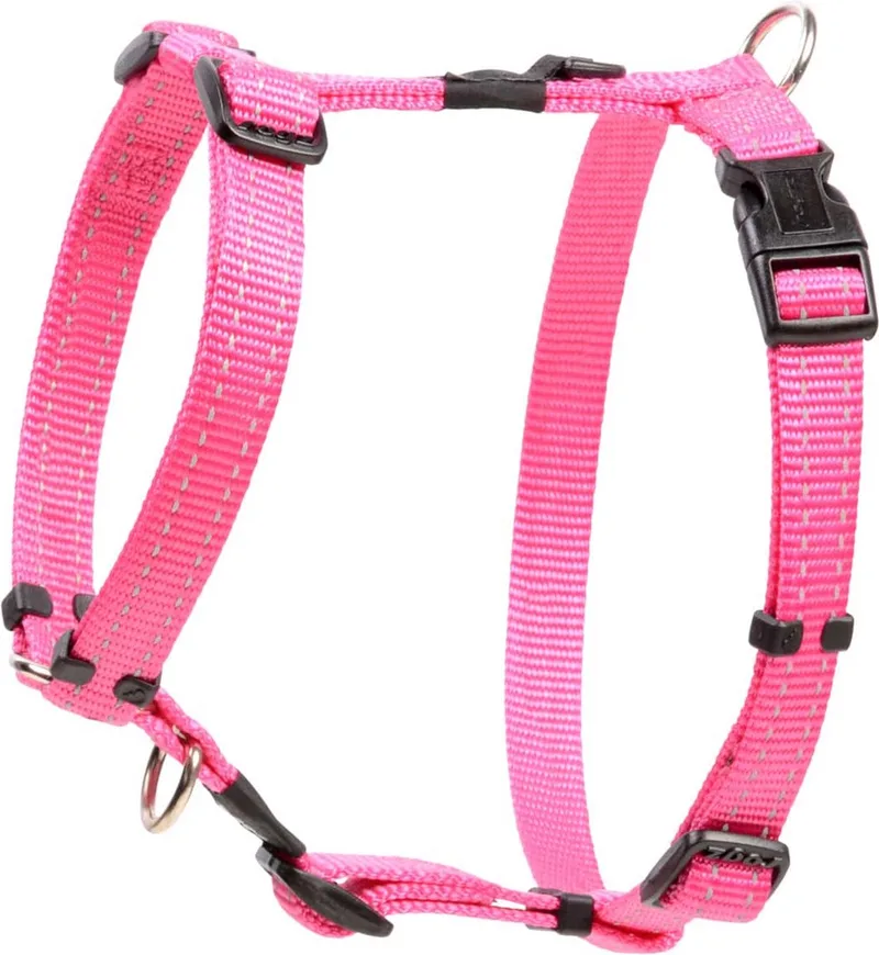 Utility Tuig - Hondenharnas - Xl 60-100x2.5 Cm van Rogz in Roze – productfoto